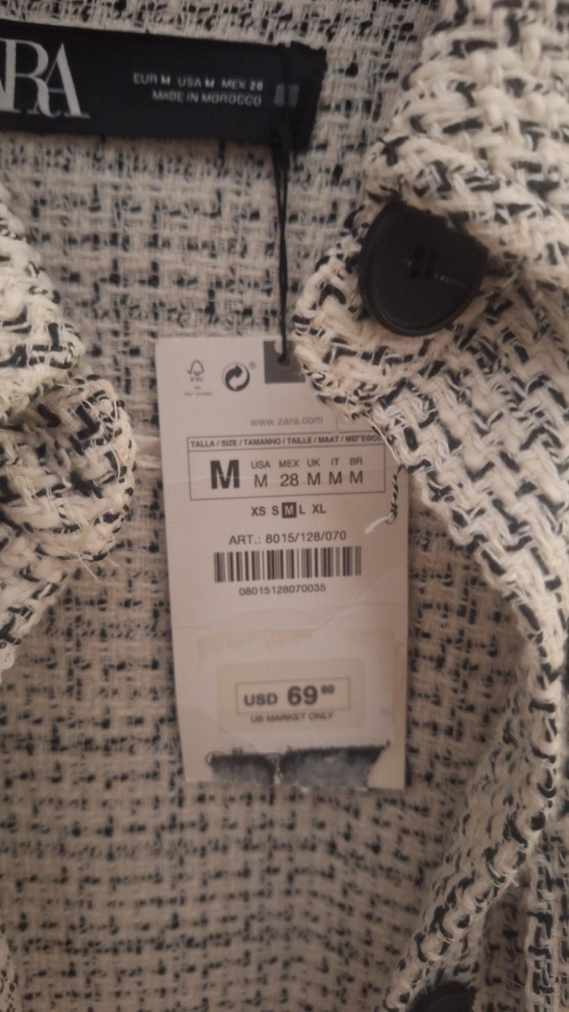 TEXTURED JACKET WITH PATCH POCKETS - Image 3