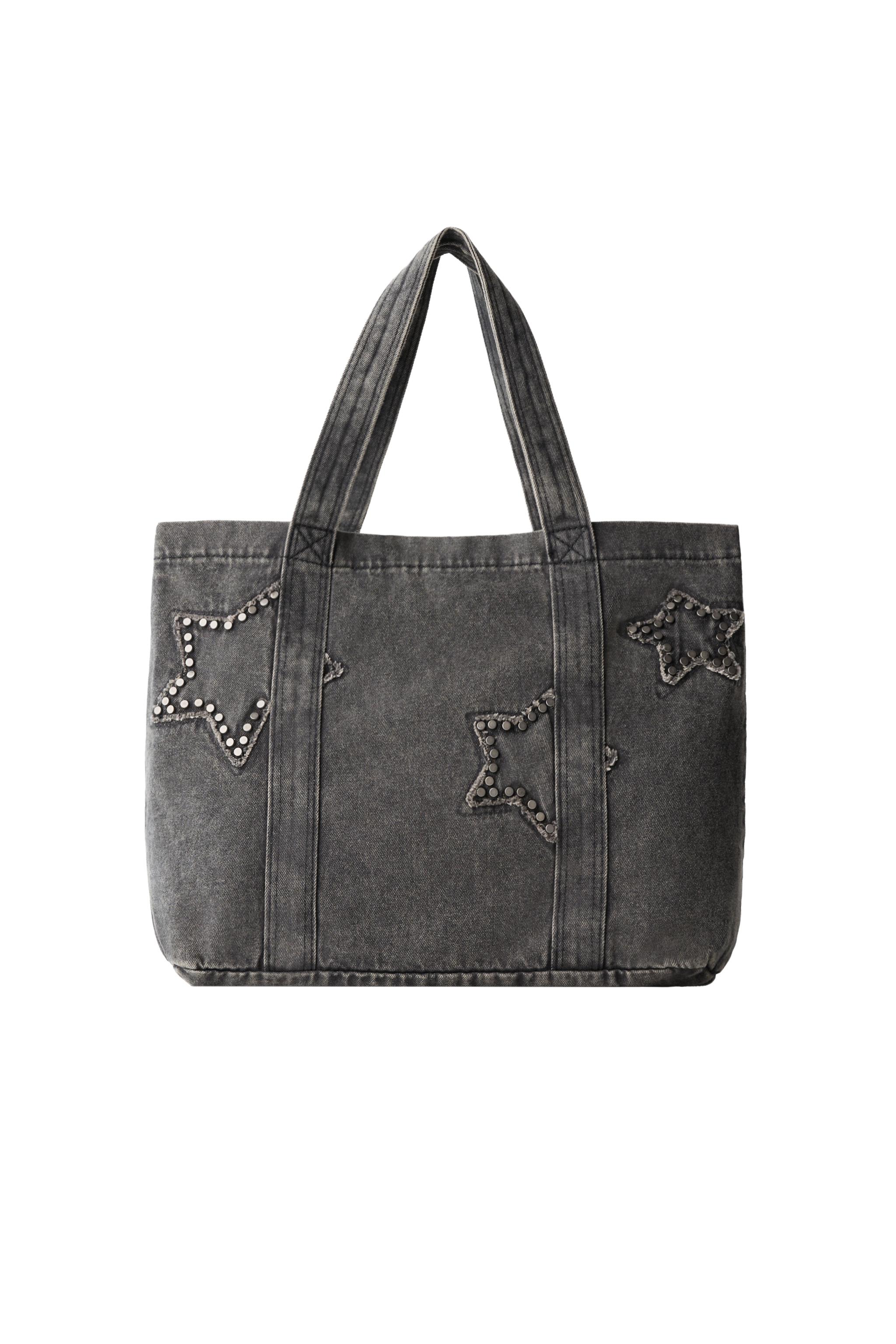 STAR DENIM SHOPPER - Black | ZARA Canada