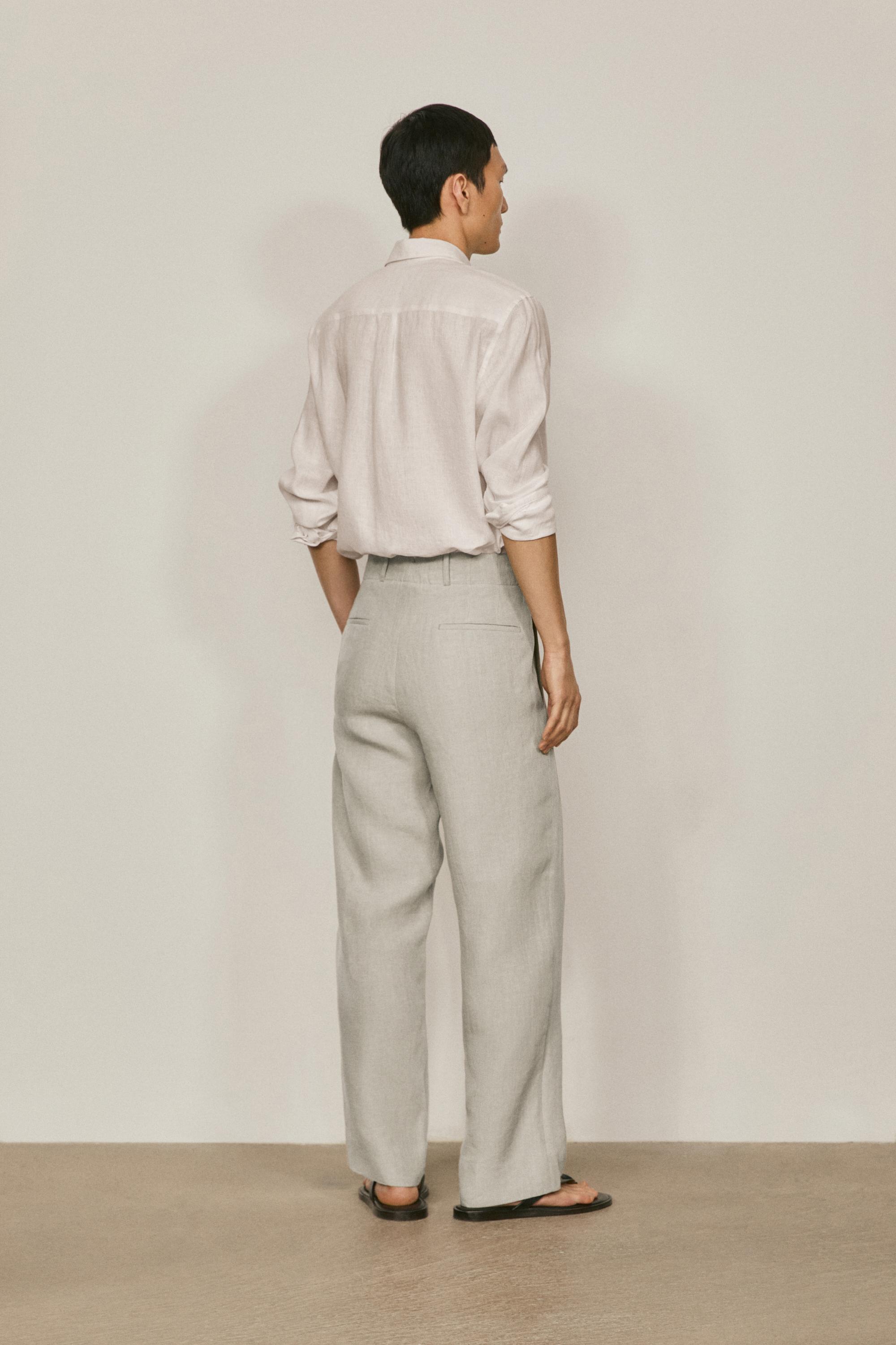 100% linen trousers - Limited Edition