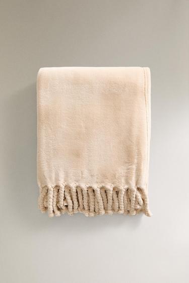 MANTA POLAR LISA FLECOS - Arena de Zara