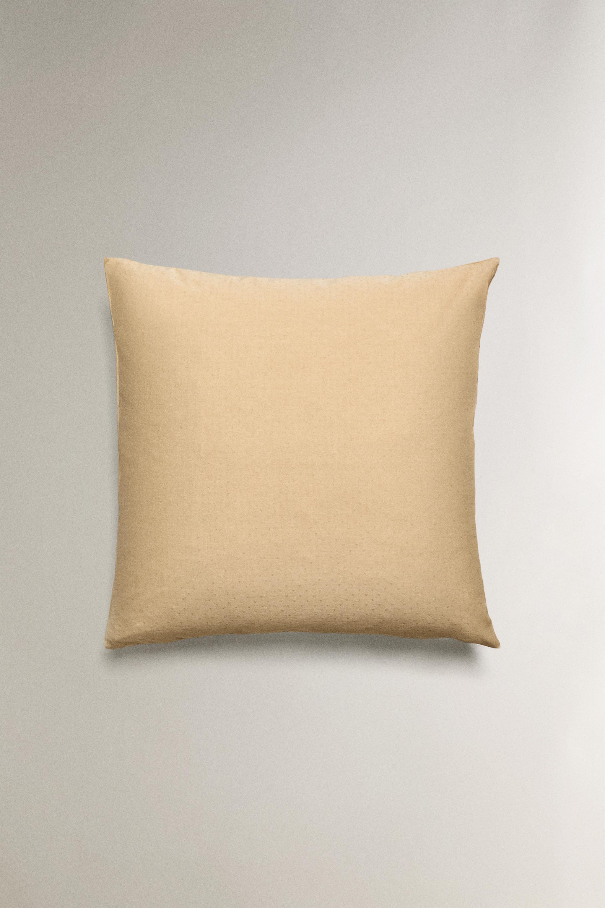 TEXTURED COTTON PILLOWCASE