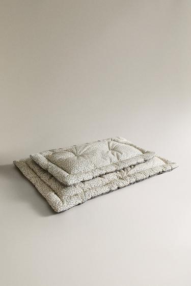 CHECK AND FLORAL PET TOPPER - Blue by Zara - Image 1