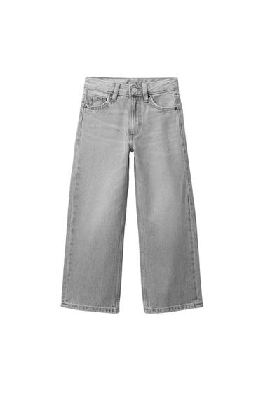 JEANS WIDE LEG - رمادي الخاص بـ Zara