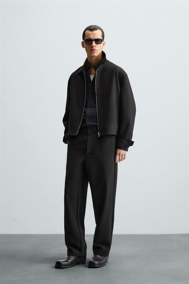 CALÇA REGULAR FIT - Preto da Zara - Imagem 0