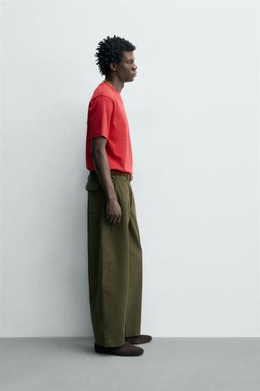 NAUTICAL PATCH T-SHIRT - Dark red by Zara - Image 3