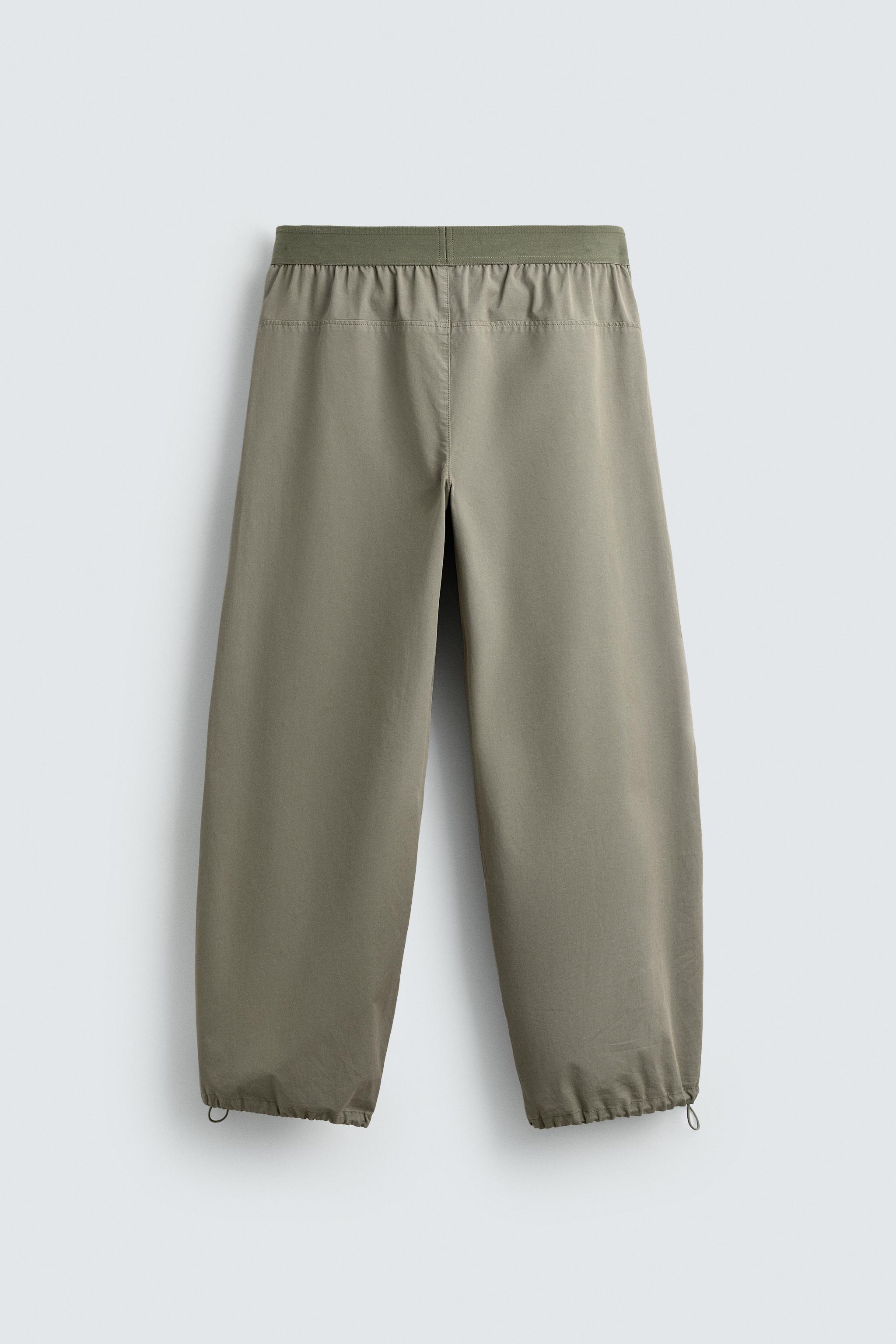 PANTALON PARACHUTE COUPE DÉCONTRACTÉE
