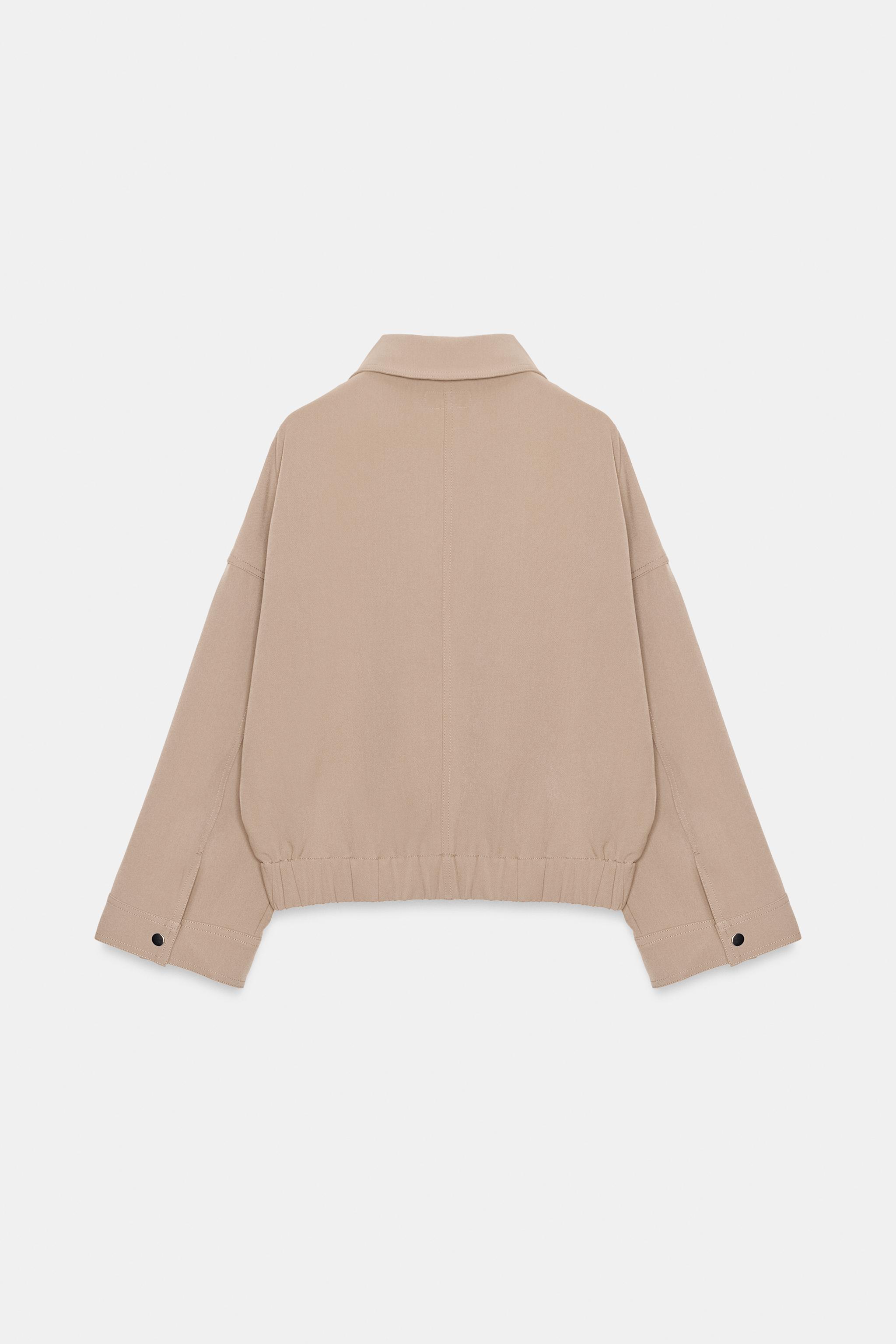 ZARA ハイネックストレッチヘムジャケット ハイネックストレッチヘムジャケット Zara | TikTok
