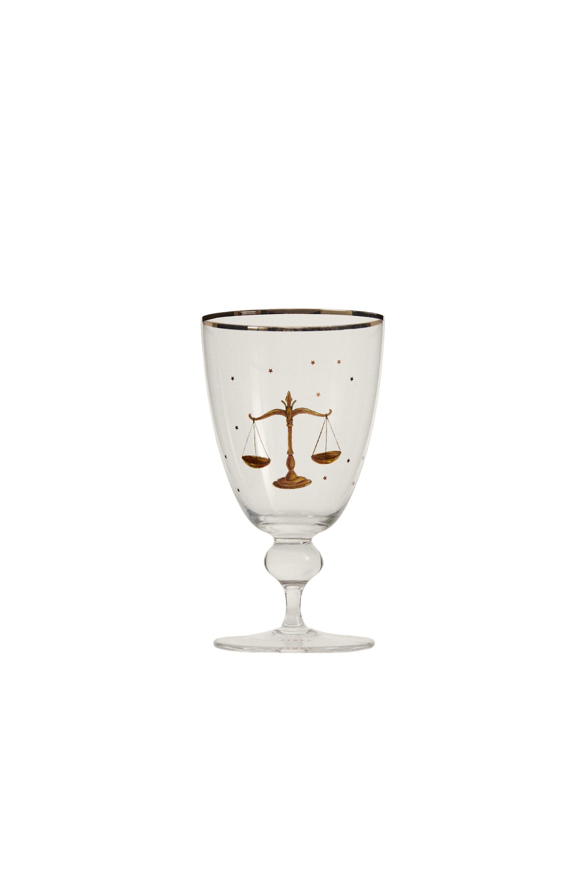MSC「001+α」漢　9sari juswanna libra LIBRA ZODIAC GLASS | MARISA BERENSON - Transparent | ZARA United
