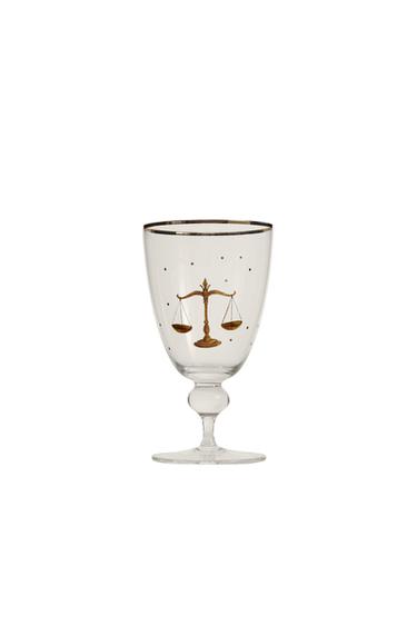 LIBRA ZODIAC GLASS | MARISA BERENSON - شفاف الخاص بـ Zara