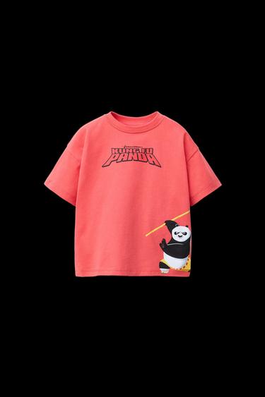 KUNG FU PANDA © DREAMWORKS ANIMATION T-SHIRT - Red by Zara - Image 0