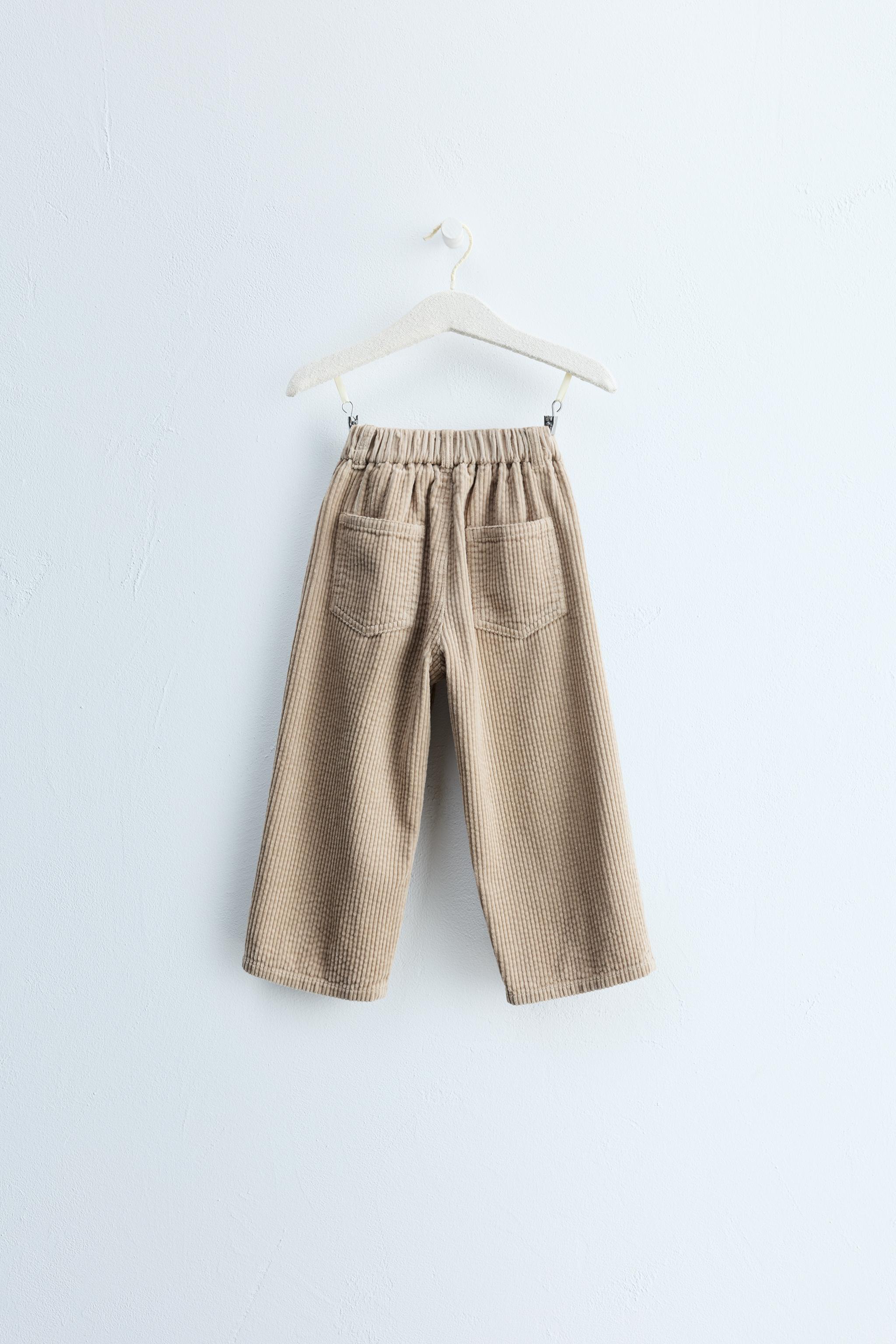 ZARA TIMELESS – PANTALON EN VELOURS CÔTELÉ DROIT