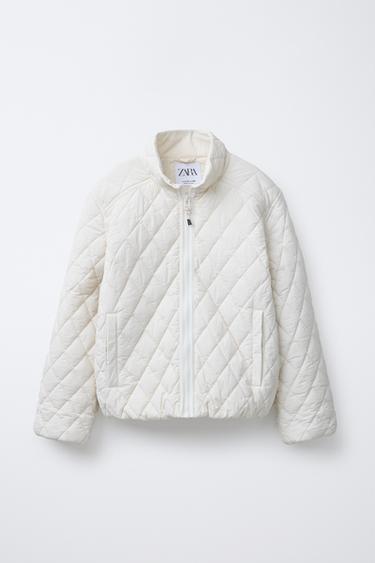 Zara FELT TEXTURE PATCH BOMBER JACKET - Black - Image 0