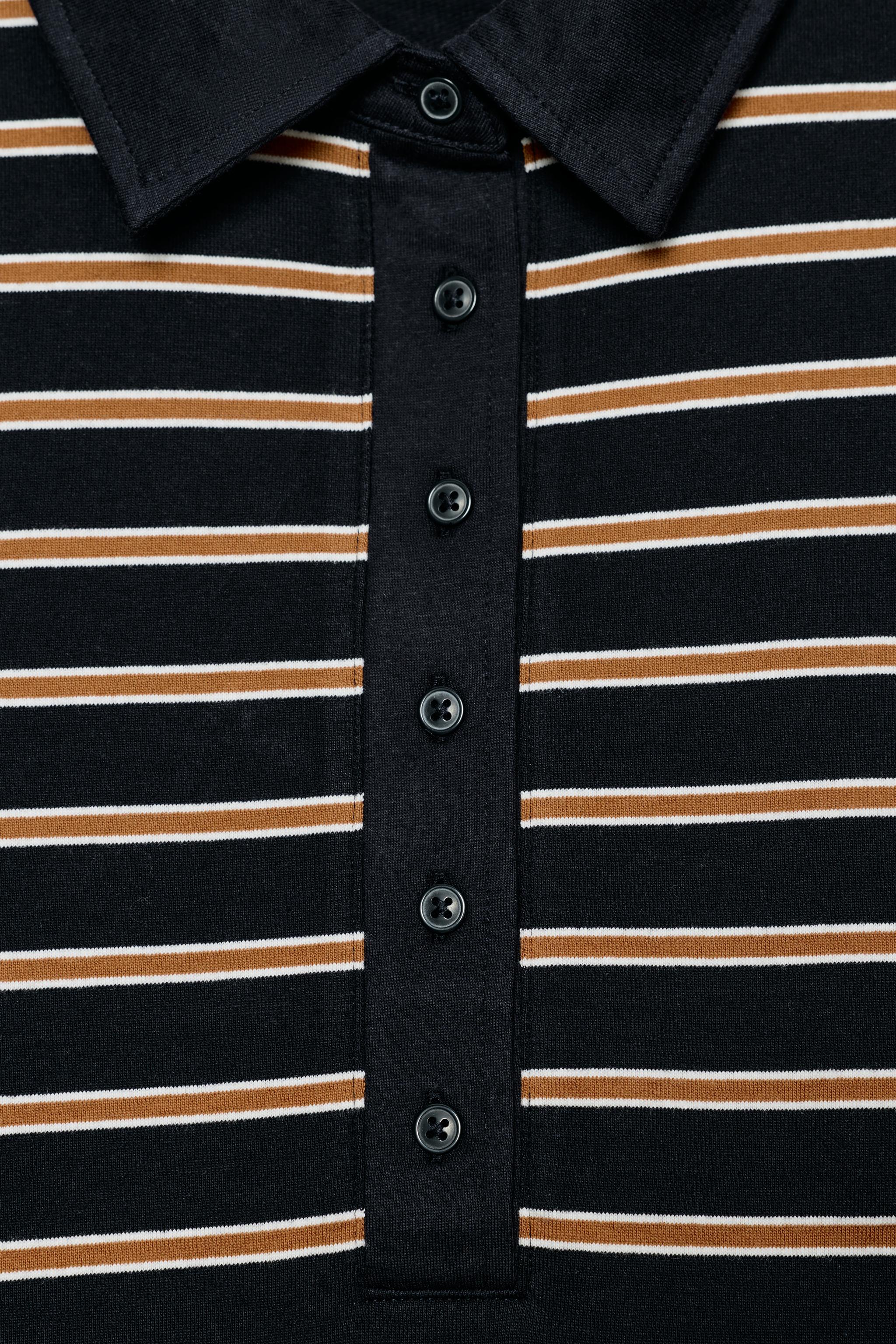 Zara Çizgili Polo görsel 8