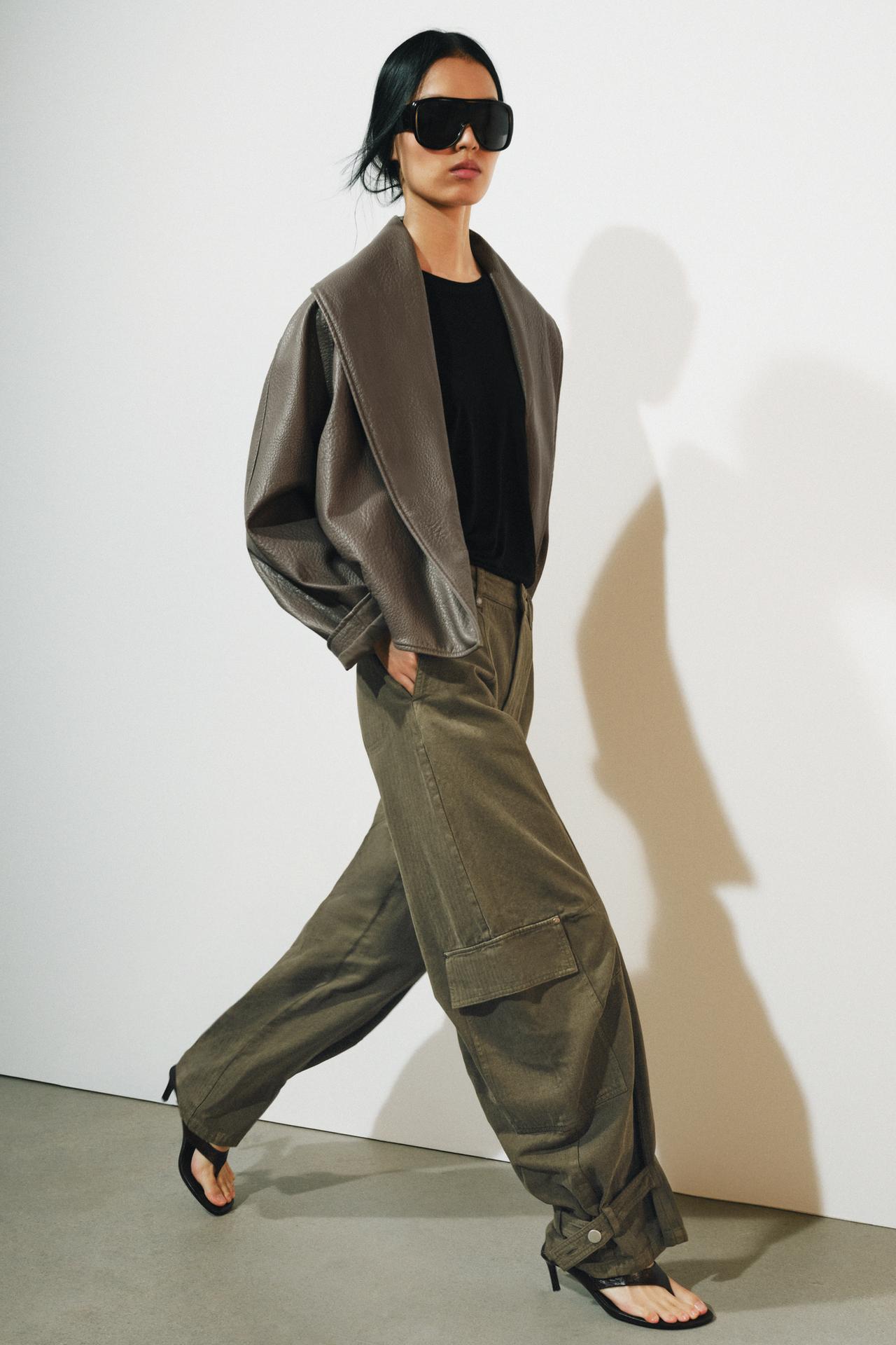 Брюки карго силуэта "бочонок" ZW COLLECTION
