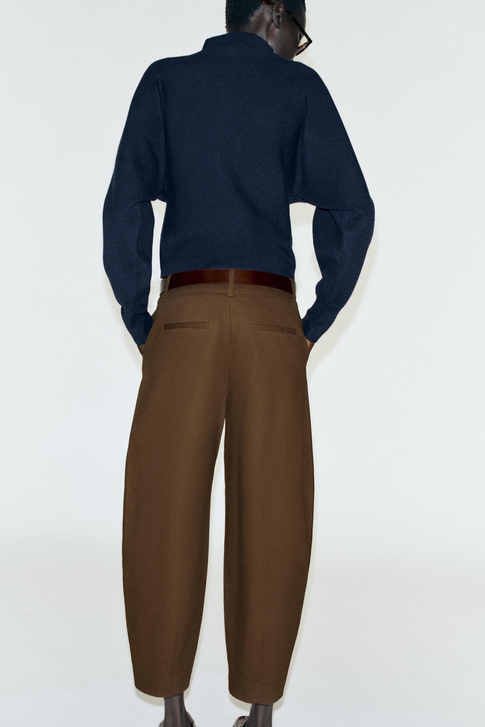 BELTED BALLOON PANTS