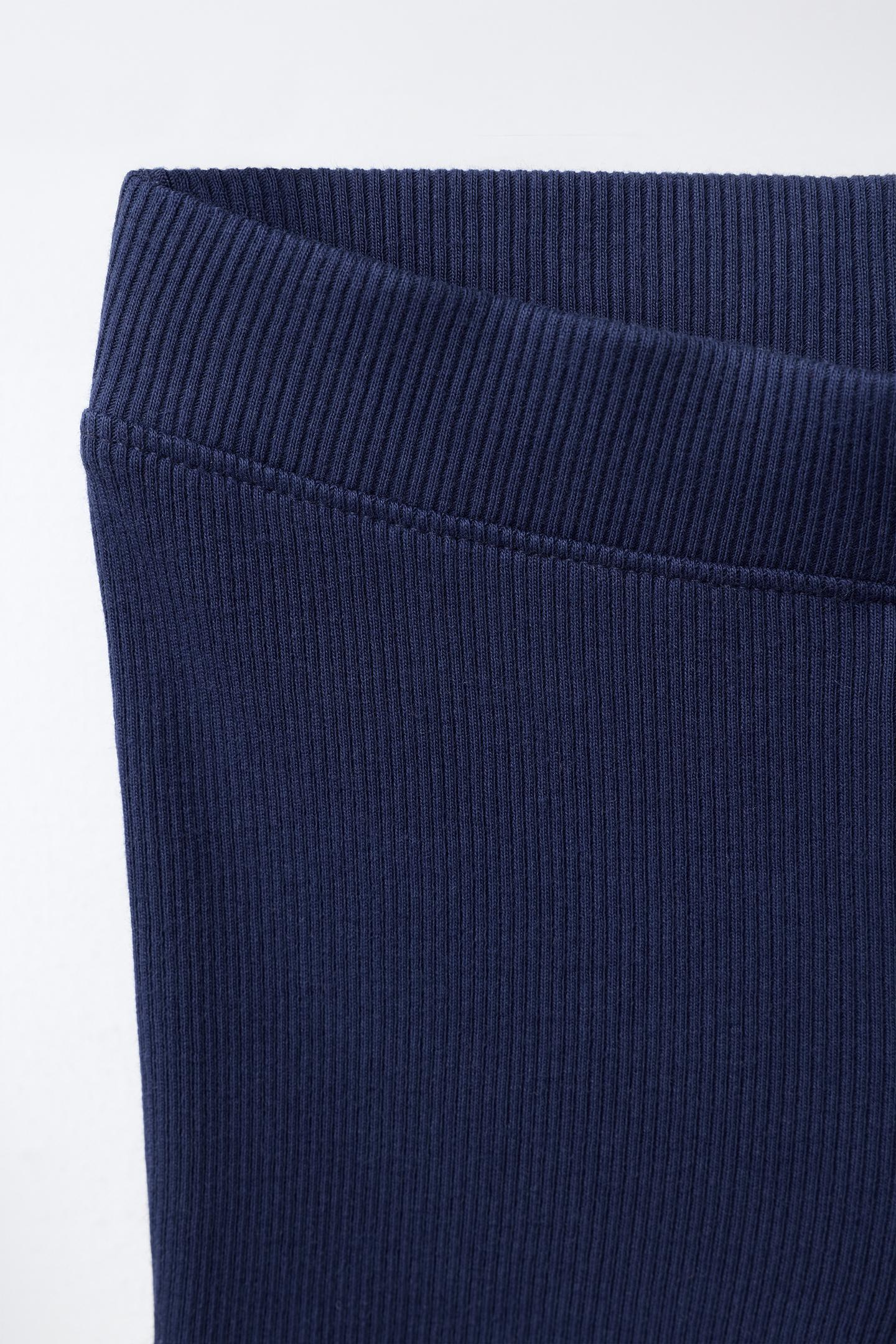 Детский комплект Zara Striped Sweatshirt and Flare Legging Set, цвет: Синий — фото 6