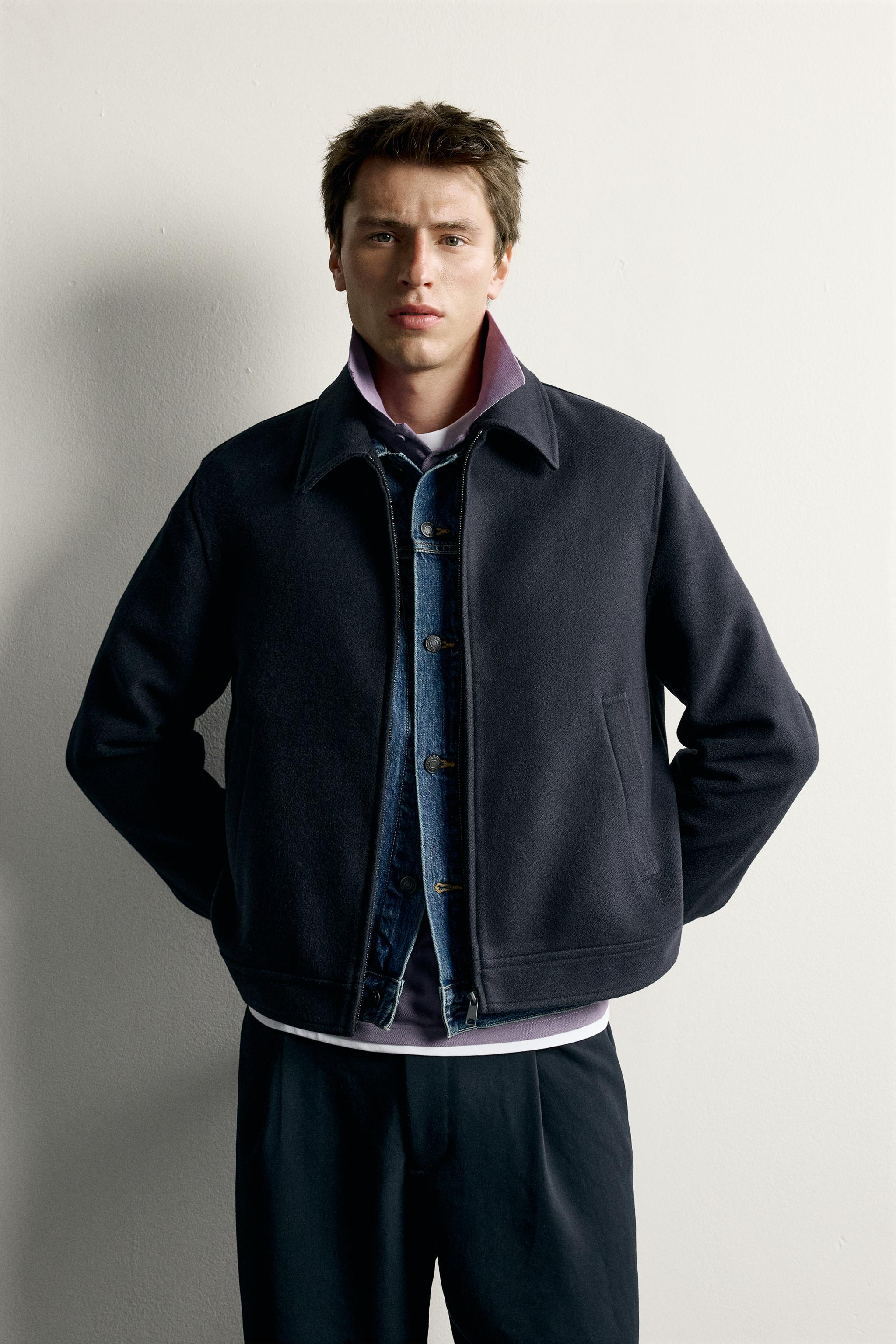 BLOUSON STRUCTURED REGULAR FIT
