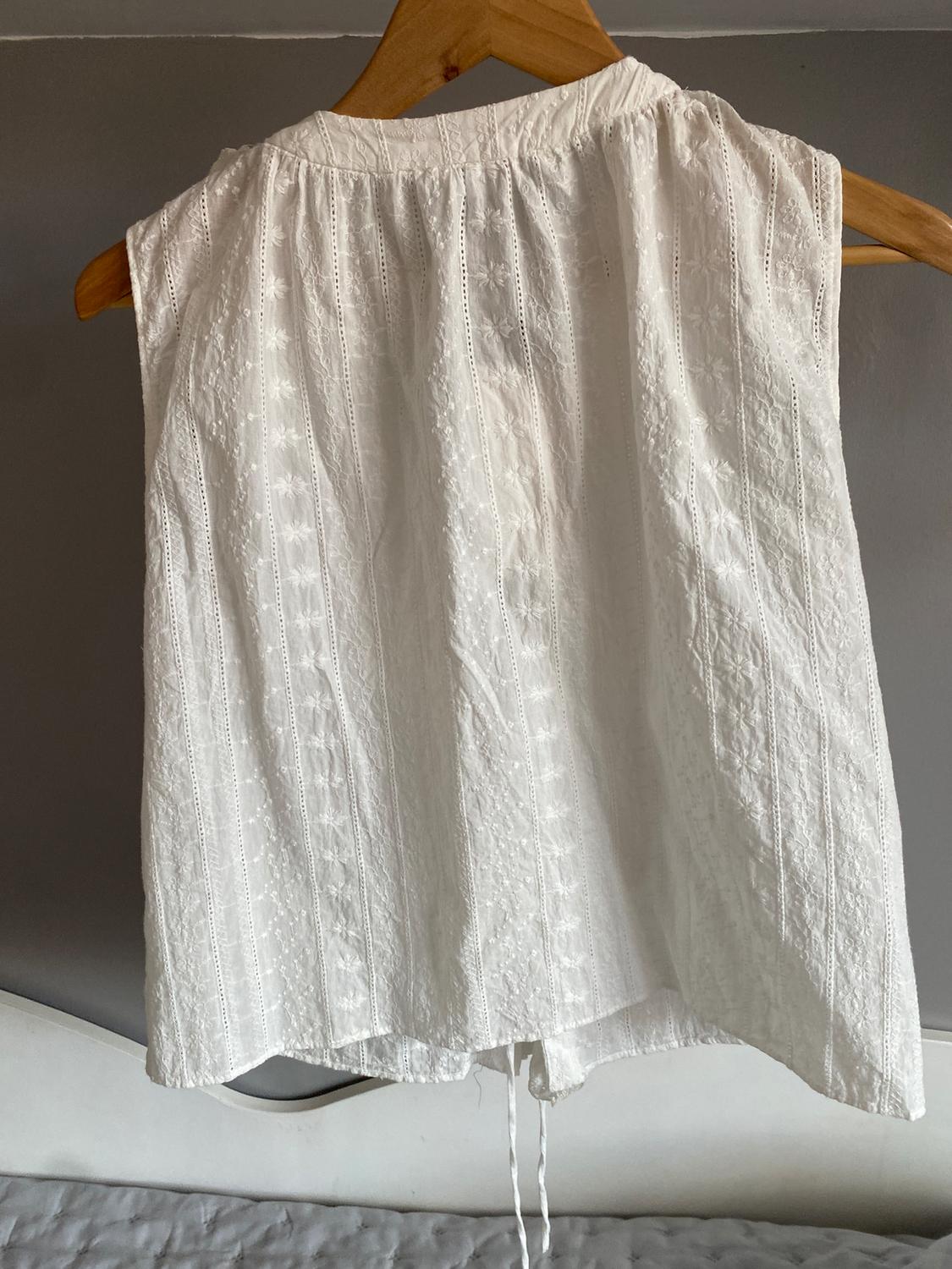 SHIRT WITH CUTWORK EMBROIDERY AND RUFFLES - Image 6