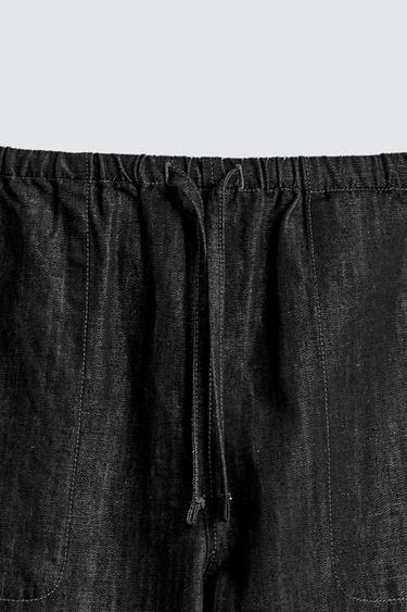RELAXED FIT JOGGER JEANS - Black by Zara - Image 7