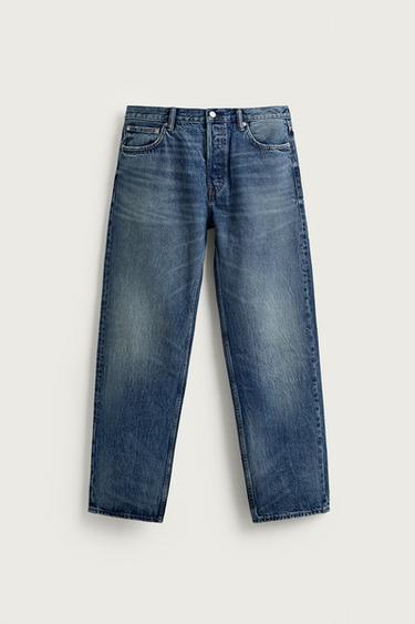 JEANS STRAIGHT FIT - Azul de Zara