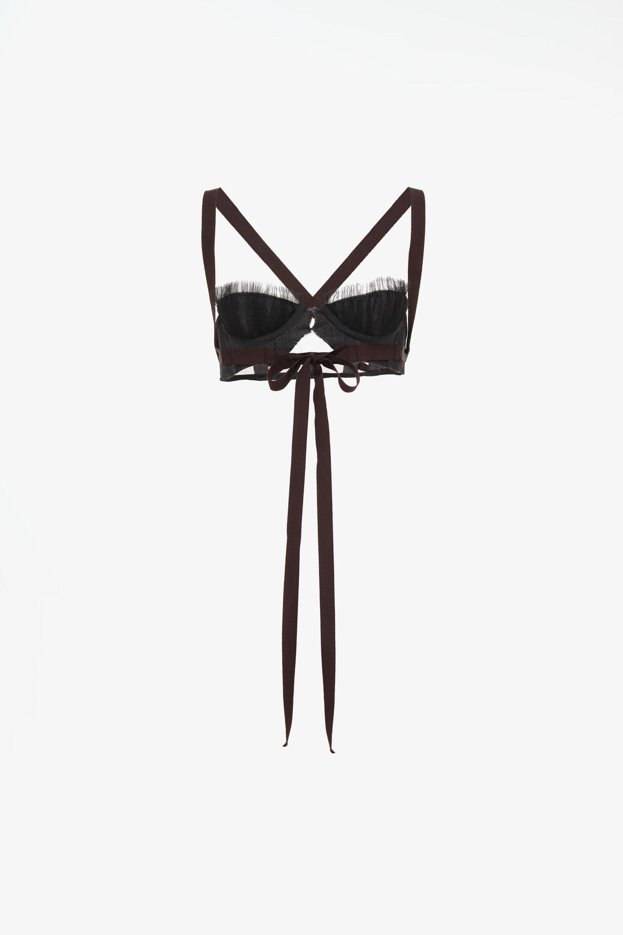 LIMITED EDITION COMBINED CORSET TOP — Gray green