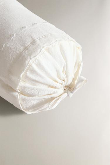CHILDREN'S EMBROIDERED BOLSTER - Oyster-white by Zara - Image 2
