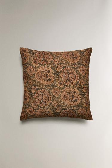 FLORAL CUSHION COVER - Pink by Zara - Image 0