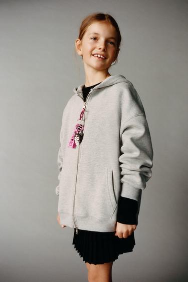 ZIP-UP HOODIE - Grey marl by Zara - Image 0