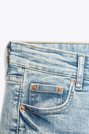 Z1975 FLARE FIT LOW-RISE JEANS - Mid-blue by Zara - Image 7