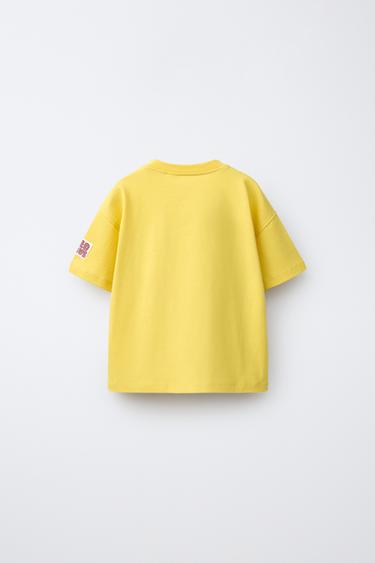 T-SHIRT IMPRIMÉ CERISES - Jaune de Zara - Image 1
