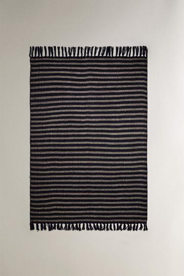 STRIPED THROW - Blue by Zara