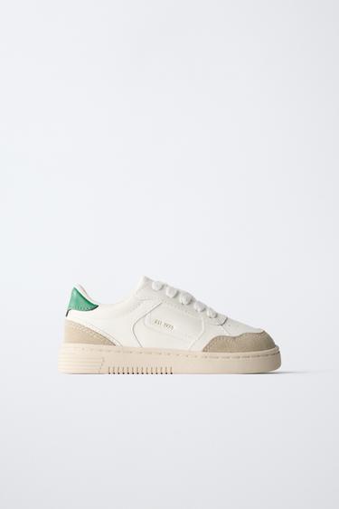 Zara COMBINATION SNEAKERS - White