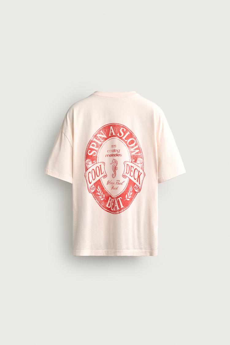 WASHED TEXT RELAXED FIT T-SHIRT