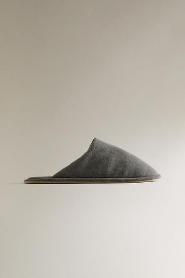 ミュール スリッパグレーZaraのミュール スリッパ - グレー
