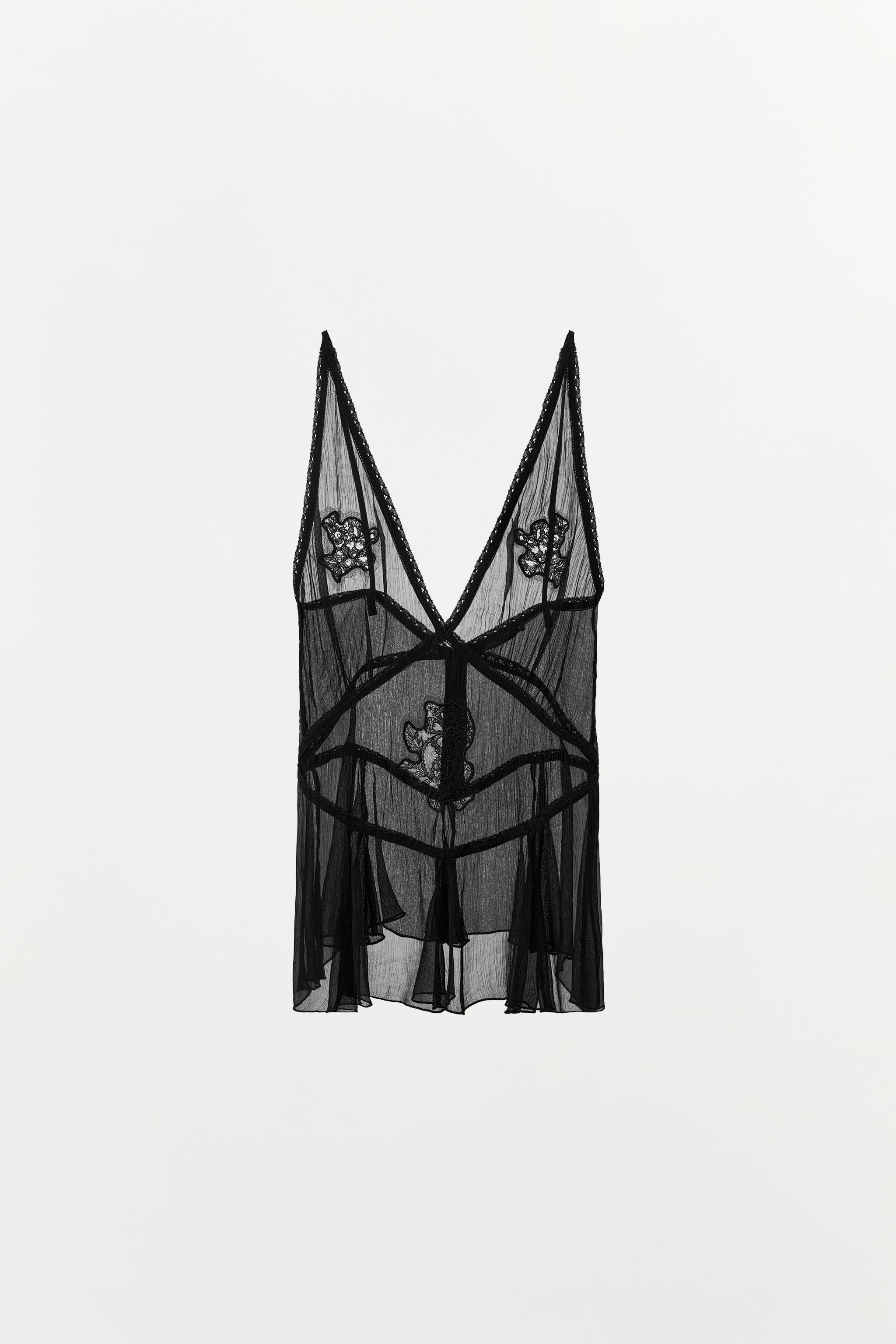 TOP GAZE BRODERIES