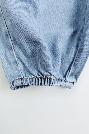 JEANS BALLOON GOMAS FLUIDO - Azul de Zara