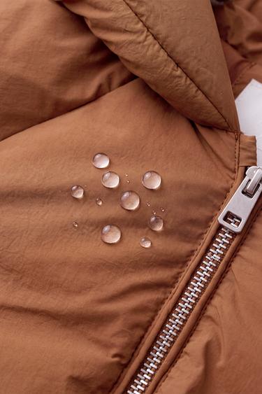 DAUNENJACKE 50% FEDER 50% DAUNE WASSERABWEISEND - Karamell von Zara