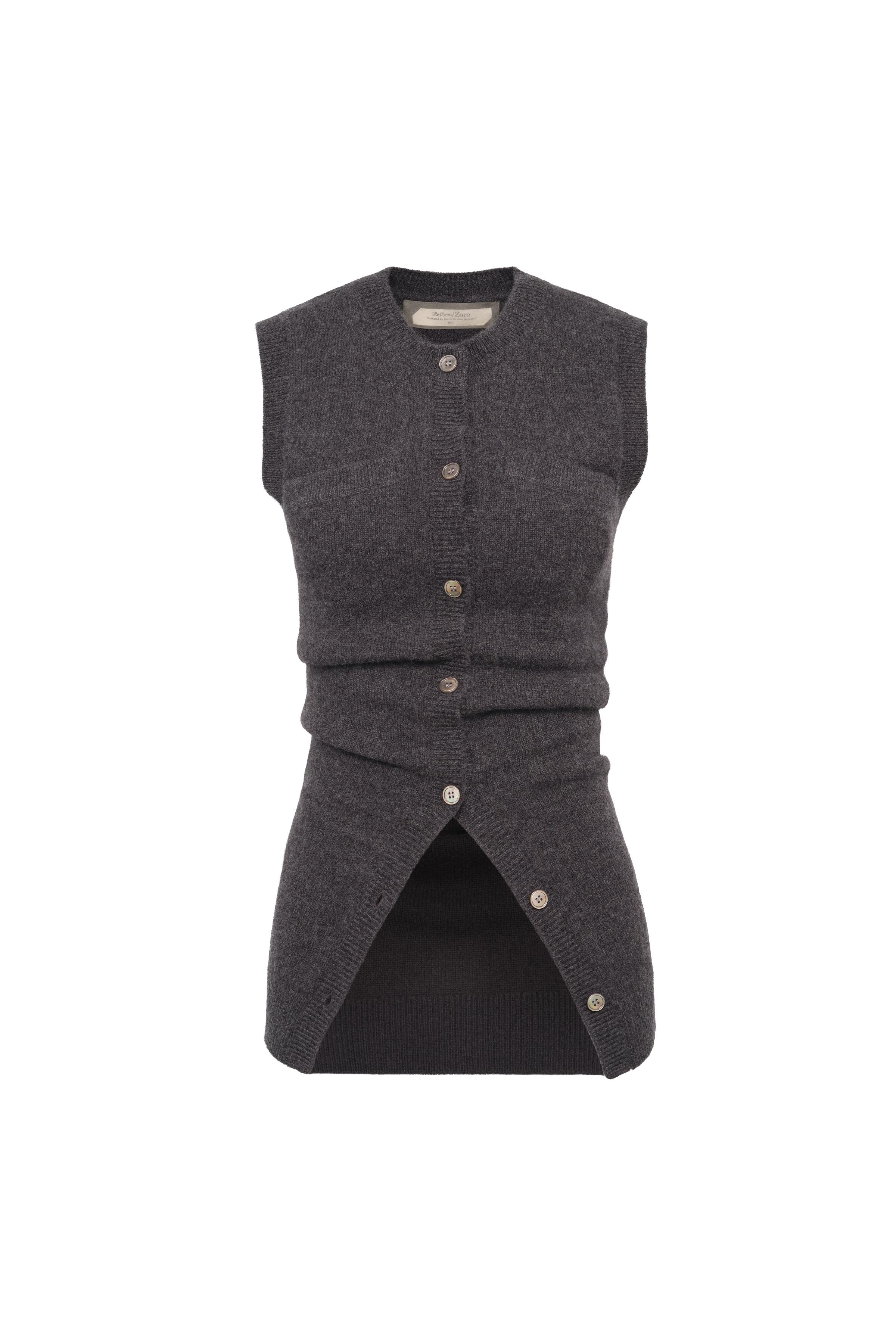 LIMITED EDITION 100% CASHMERE KNIT VEST