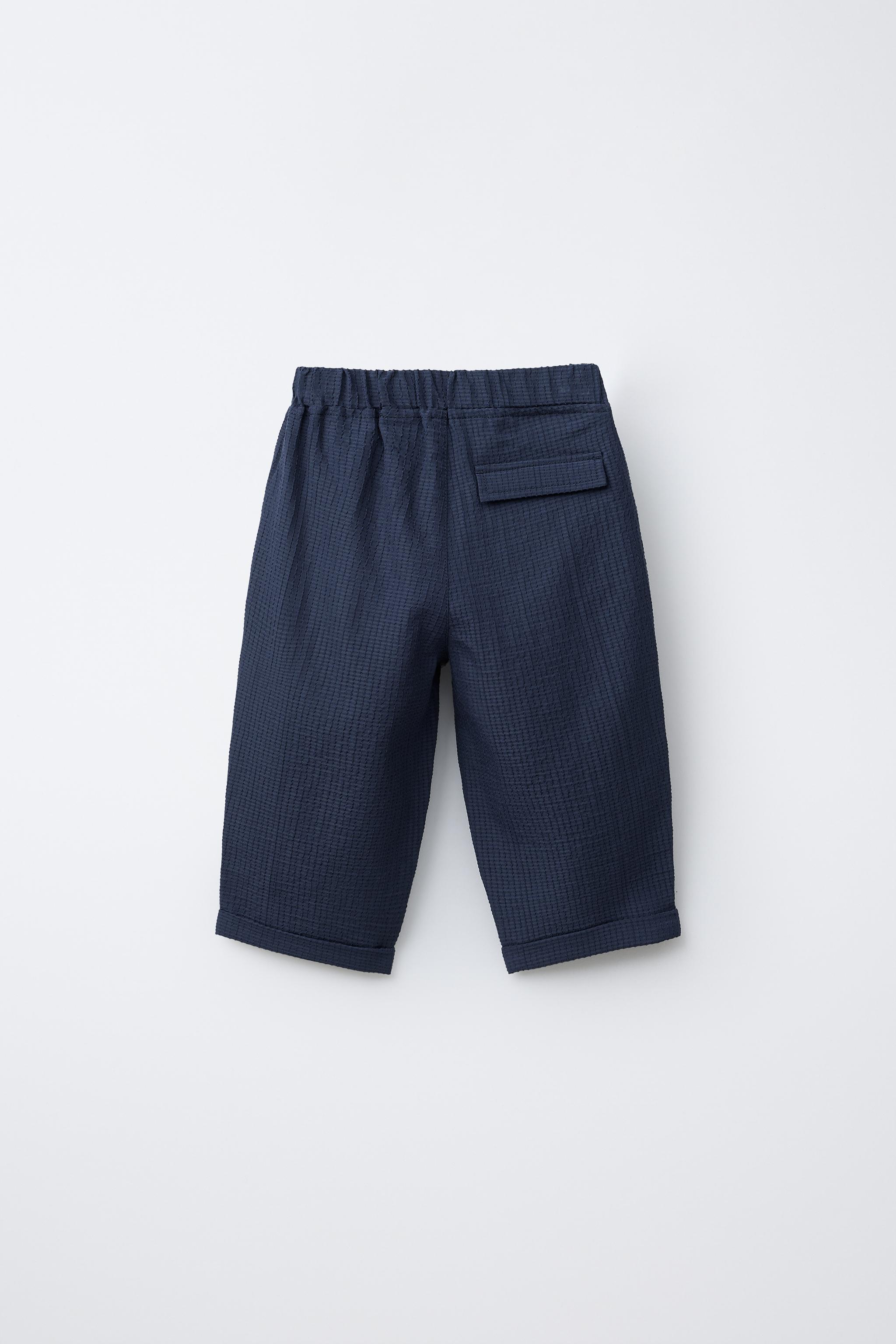 PANTALON BAGGY EN SEERSUCKER