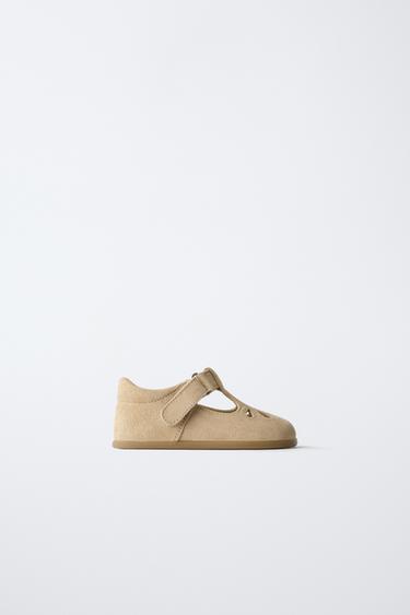 Zara LEATHER SHOES - Brown - Image 0