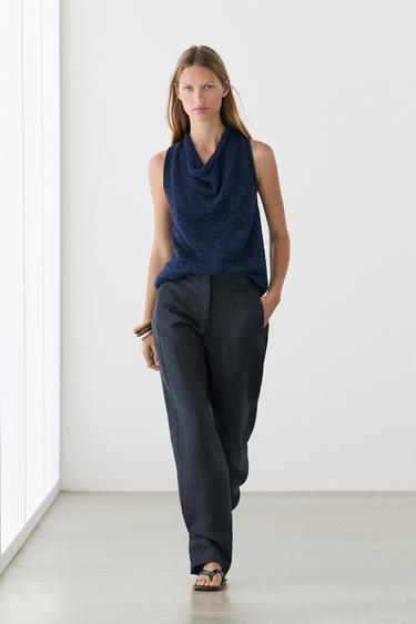 Zara Trousers with gathered hems - 452 - Image 0