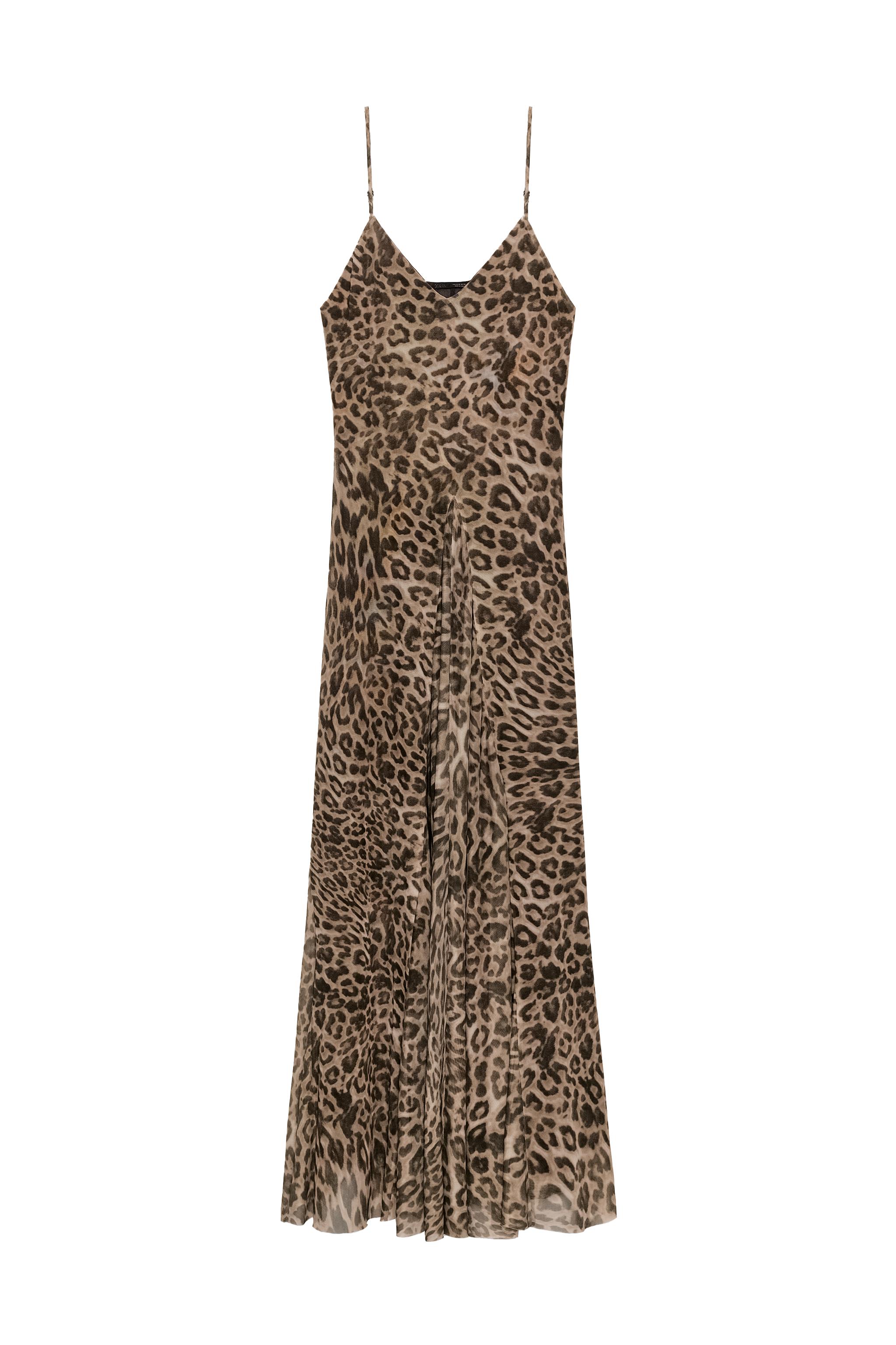 ANIMAL PRINT TULLE DRESS - Leopard | ZARA United States ANIMAL PRINT TULLE DRESS - Leopard | ZARA United States