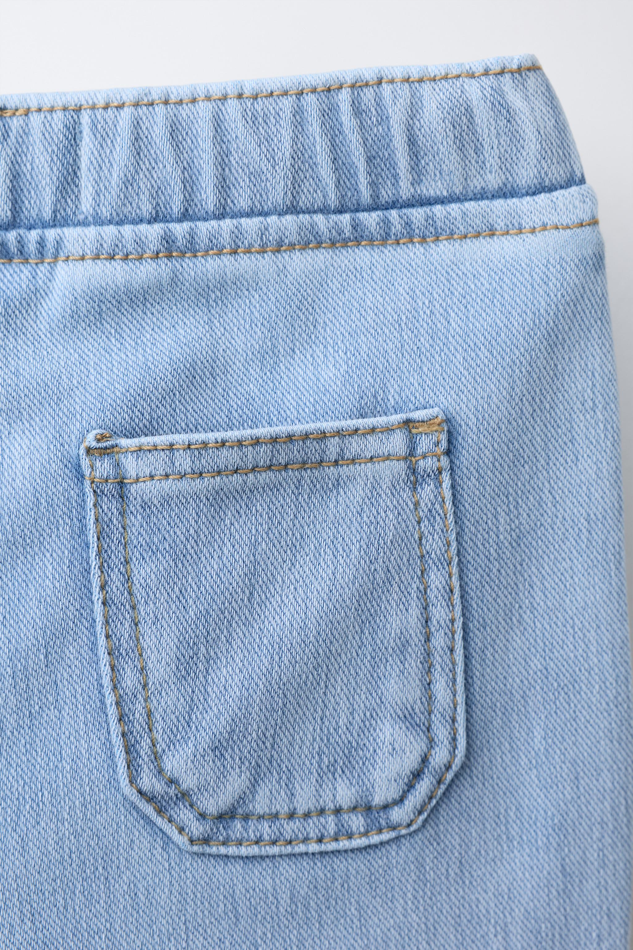 FLARE DENIM LEGGINGS