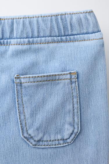 LEGGING DENIM FLARE - Bleu clair de Zara - Image 3