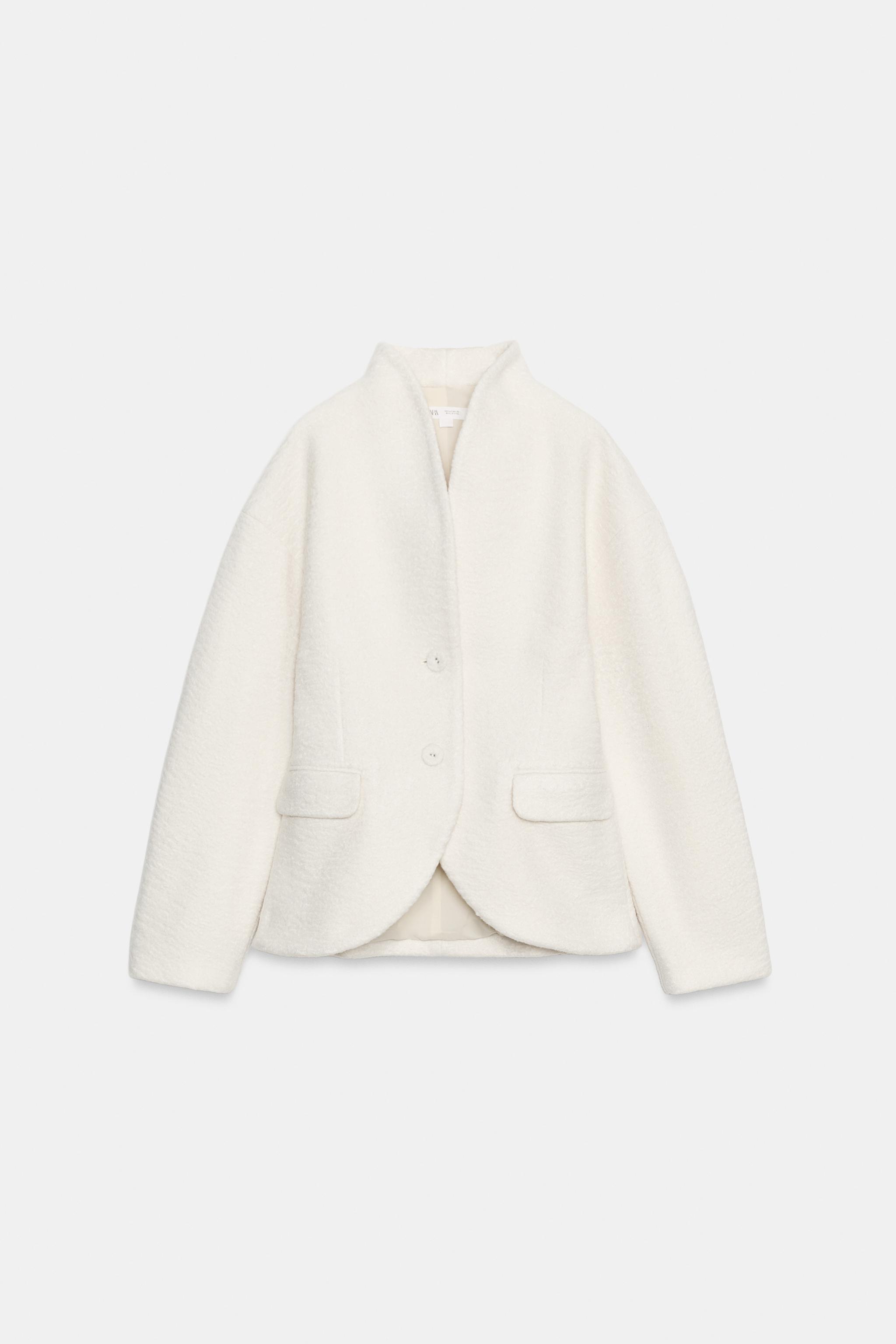 BOUCLE JACKET - Mid-ecru | ZARA United States