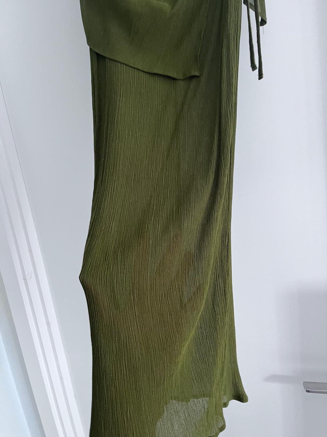 ZARA CRINKLE WRAP LONG SKIRT - Image 2