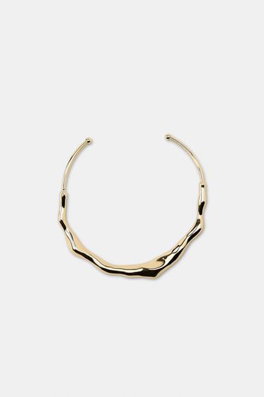 Zara IRREGULAR RIGID CHOKER - Golden