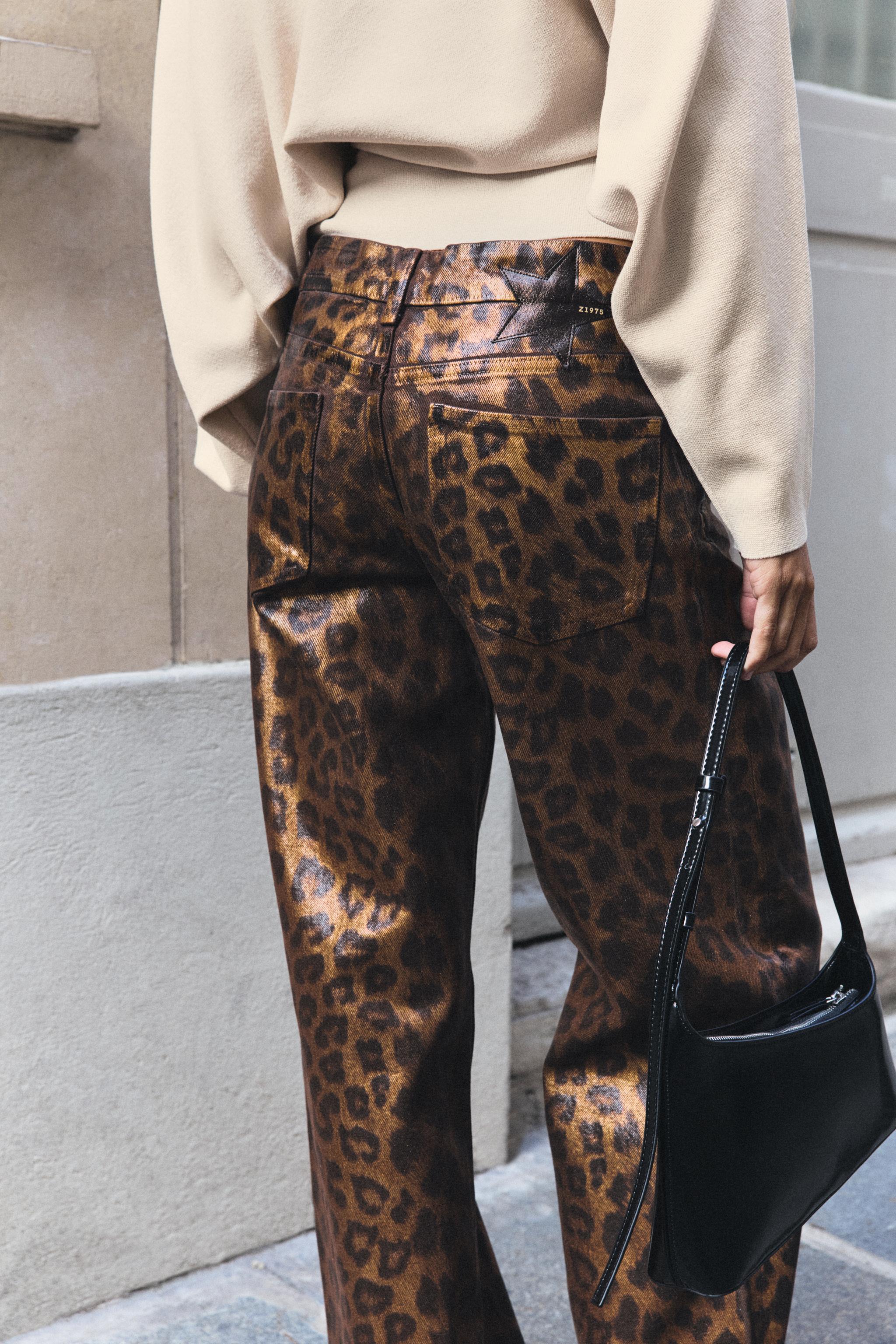 JEAN Z1975 DROIT TAILLE NORMALE IMPRIMÉ ANIMALIER