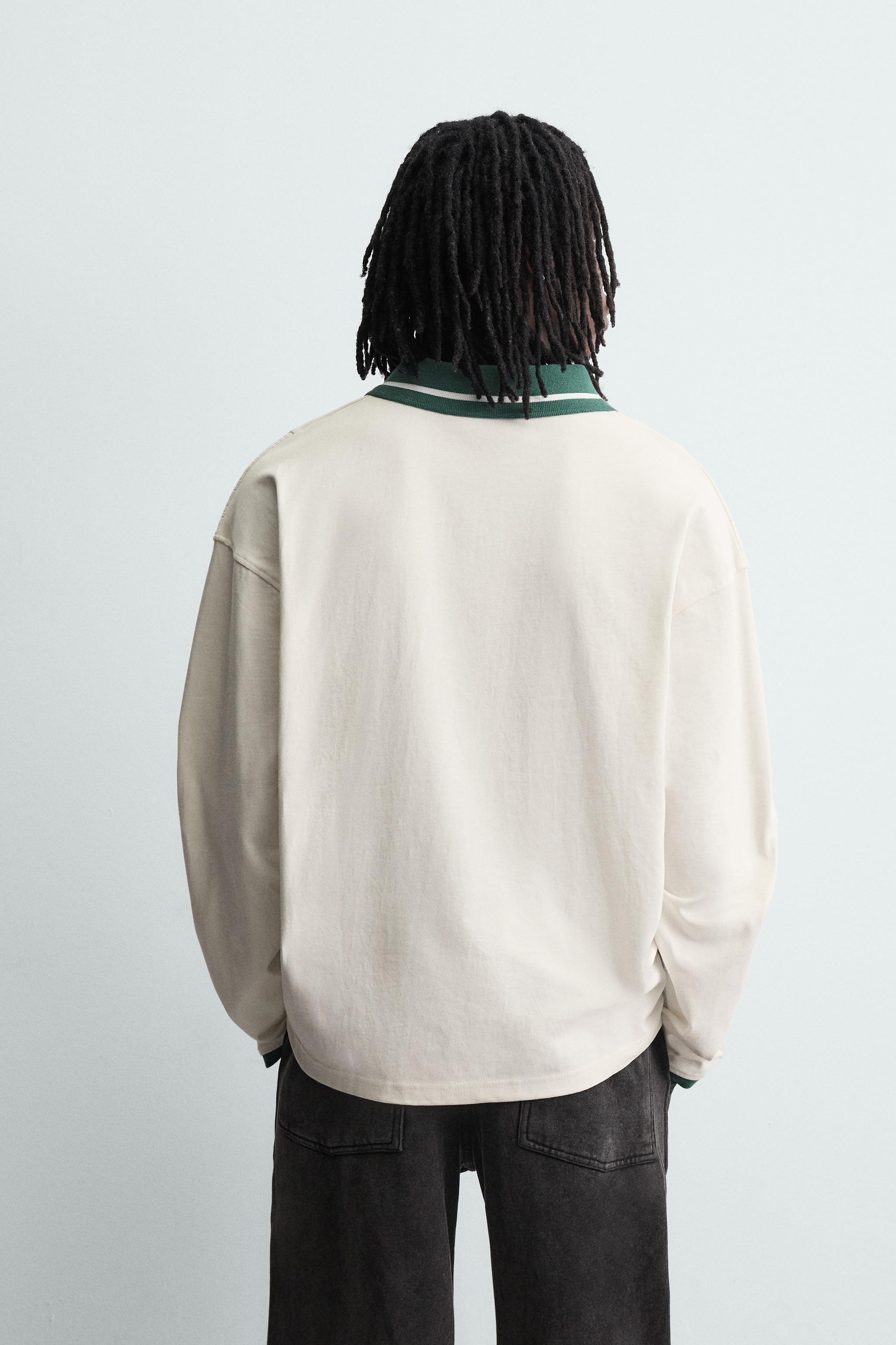 POLO JACQUARD BRODÉ FOOTBALL RÉTRO