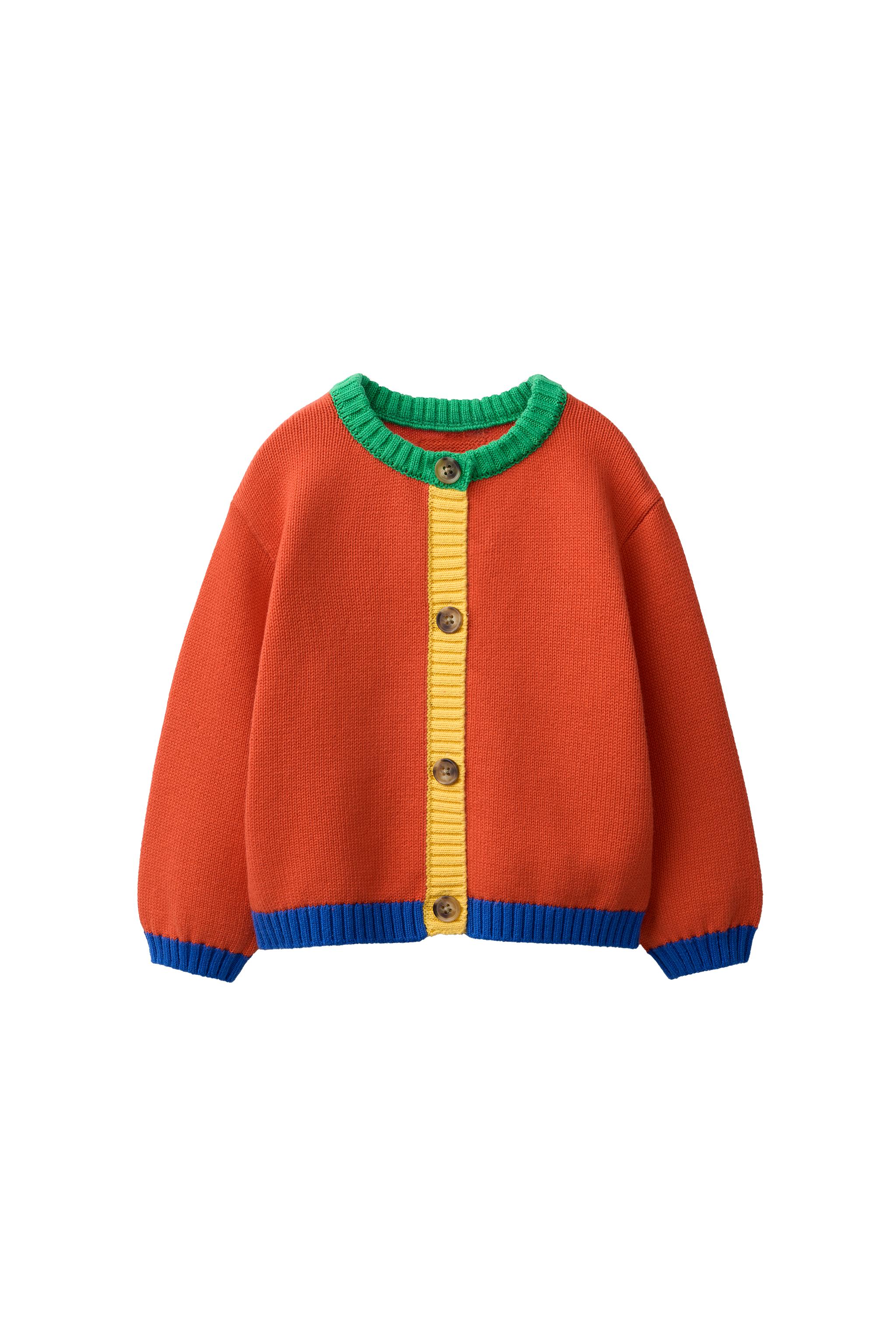 CHAQUETA PUNTO CONTRASTE FRUIT OF THE LOOM™